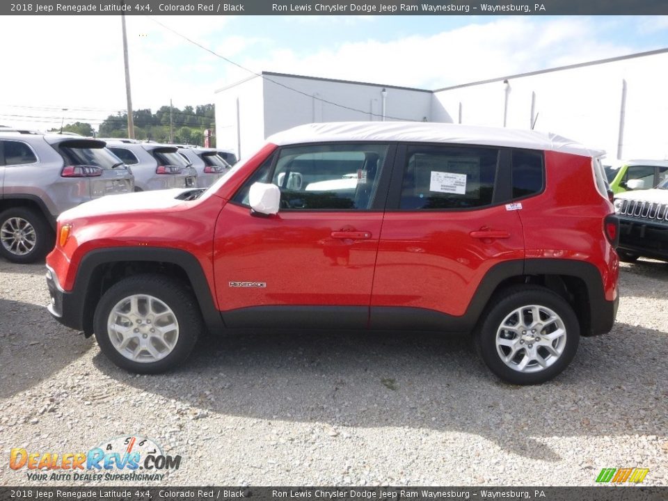 2018 Jeep Renegade Latitude 4x4 Colorado Red / Black Photo #2