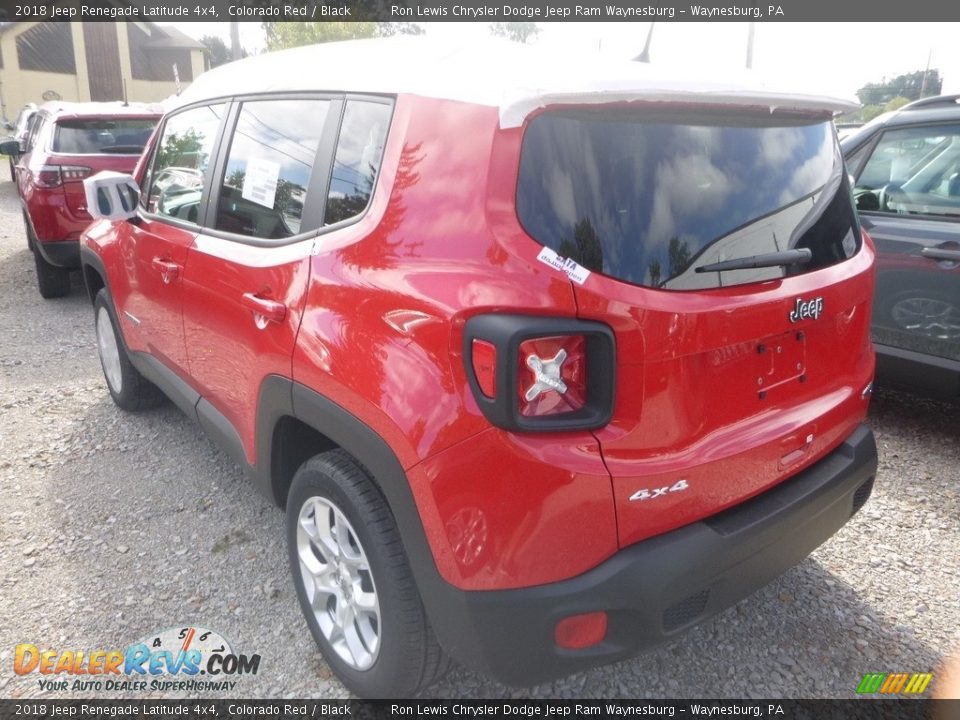 2018 Jeep Renegade Latitude 4x4 Colorado Red / Black Photo #3