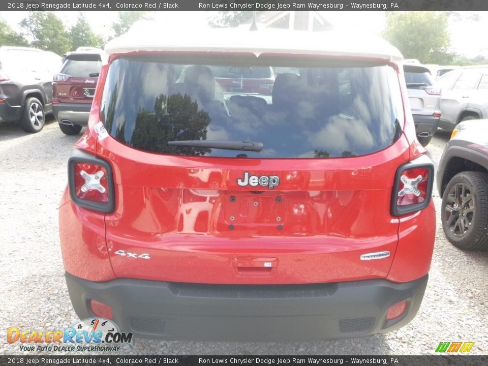 2018 Jeep Renegade Latitude 4x4 Colorado Red / Black Photo #4