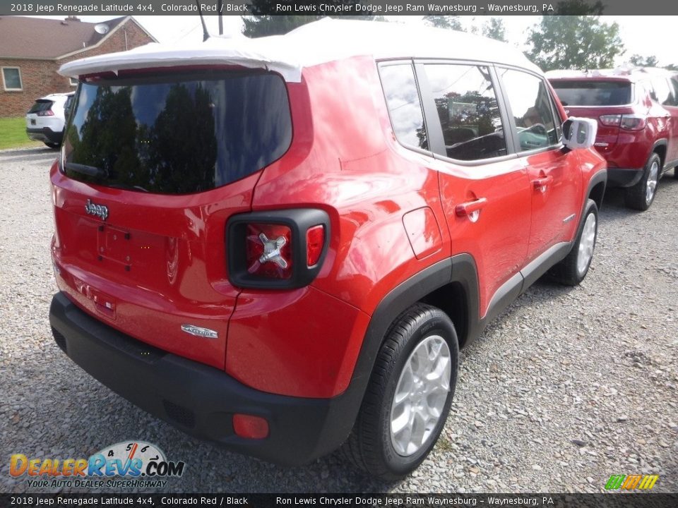 2018 Jeep Renegade Latitude 4x4 Colorado Red / Black Photo #5