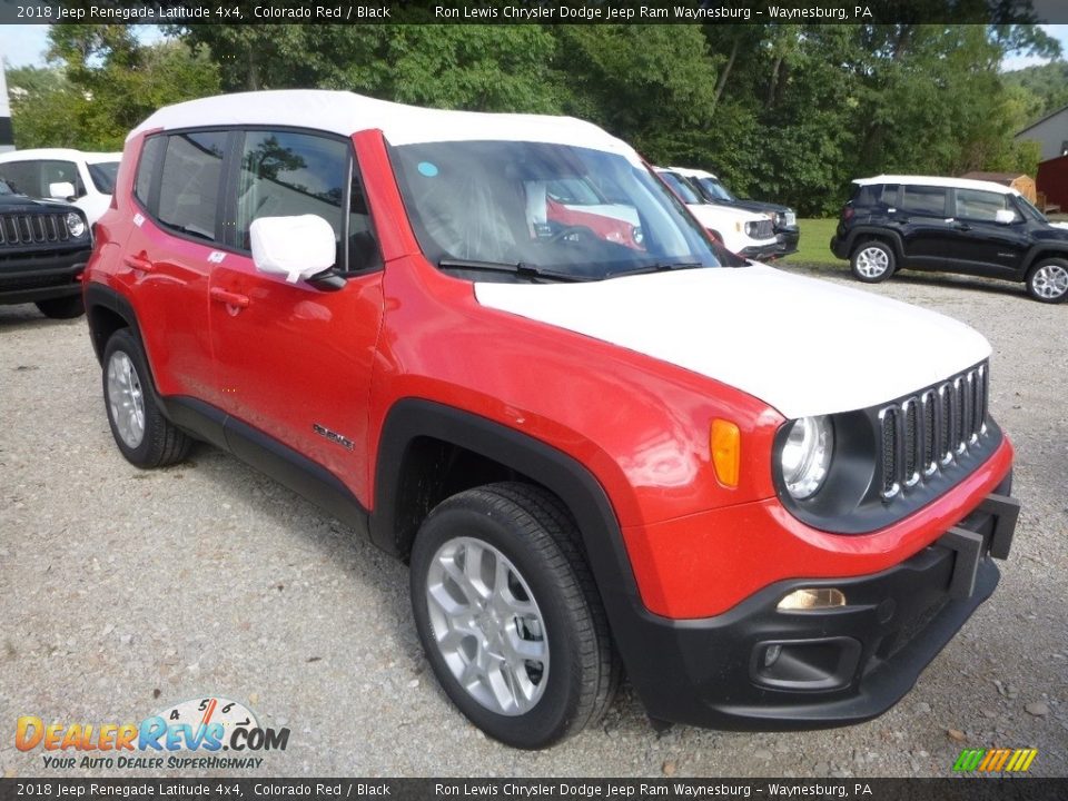2018 Jeep Renegade Latitude 4x4 Colorado Red / Black Photo #6