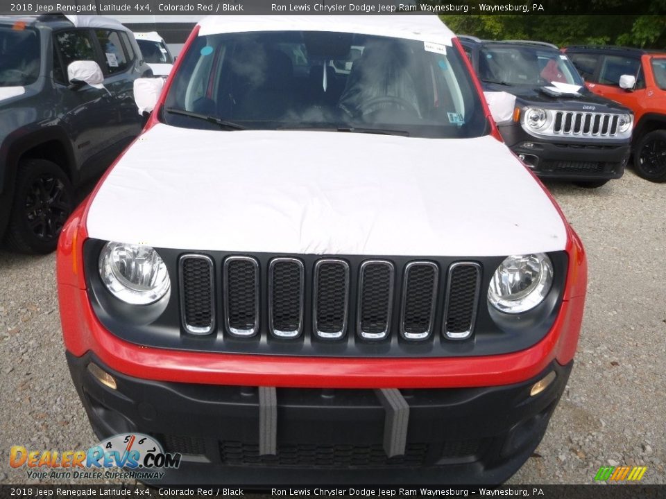 2018 Jeep Renegade Latitude 4x4 Colorado Red / Black Photo #7