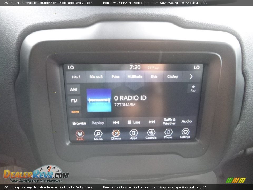 2018 Jeep Renegade Latitude 4x4 Colorado Red / Black Photo #15