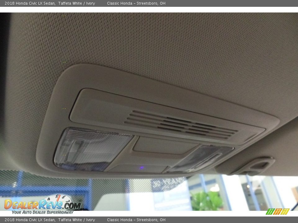 2018 Honda Civic LX Sedan Taffeta White / Ivory Photo #21