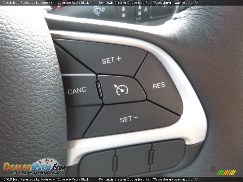 2018 Jeep Renegade Latitude 4x4 Colorado Red / Black Photo #17