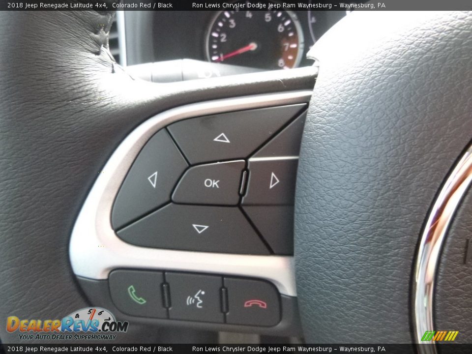 2018 Jeep Renegade Latitude 4x4 Colorado Red / Black Photo #18