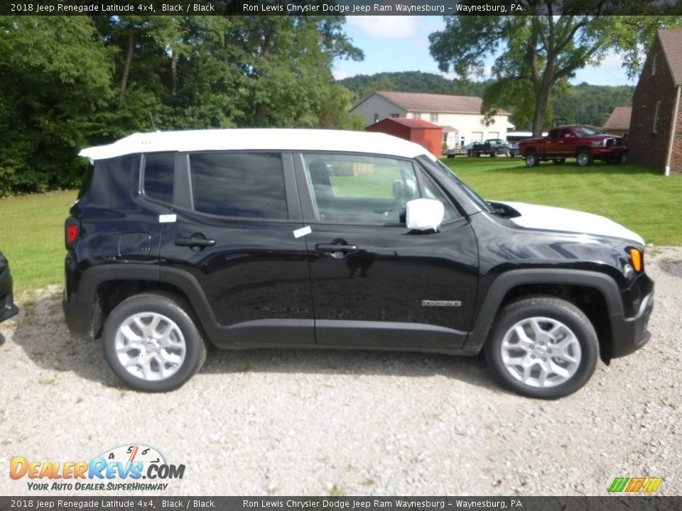 2018 Jeep Renegade Latitude 4x4 Black / Black Photo #6