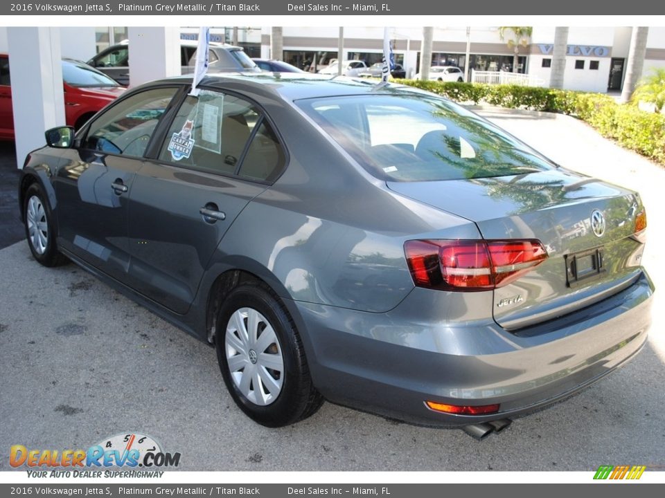 2016 Volkswagen Jetta S Platinum Grey Metallic / Titan Black Photo #6