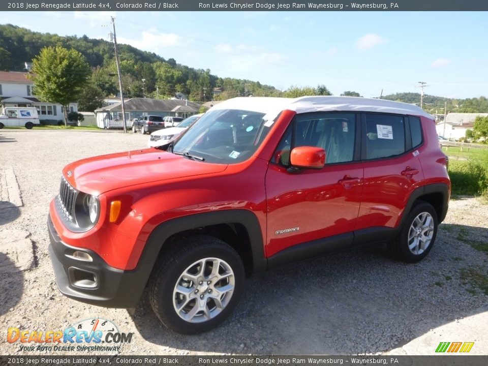 2018 Jeep Renegade Latitude 4x4 Colorado Red / Black Photo #1