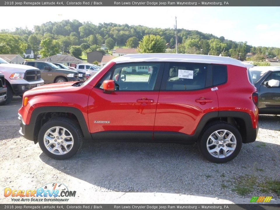 2018 Jeep Renegade Latitude 4x4 Colorado Red / Black Photo #2