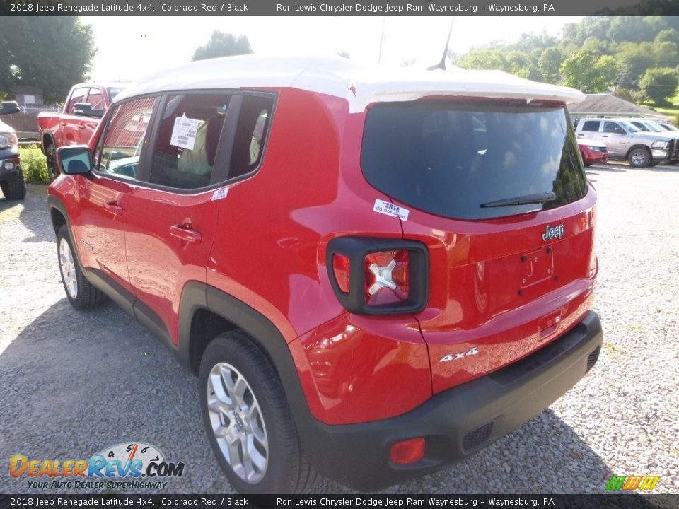 2018 Jeep Renegade Latitude 4x4 Colorado Red / Black Photo #3