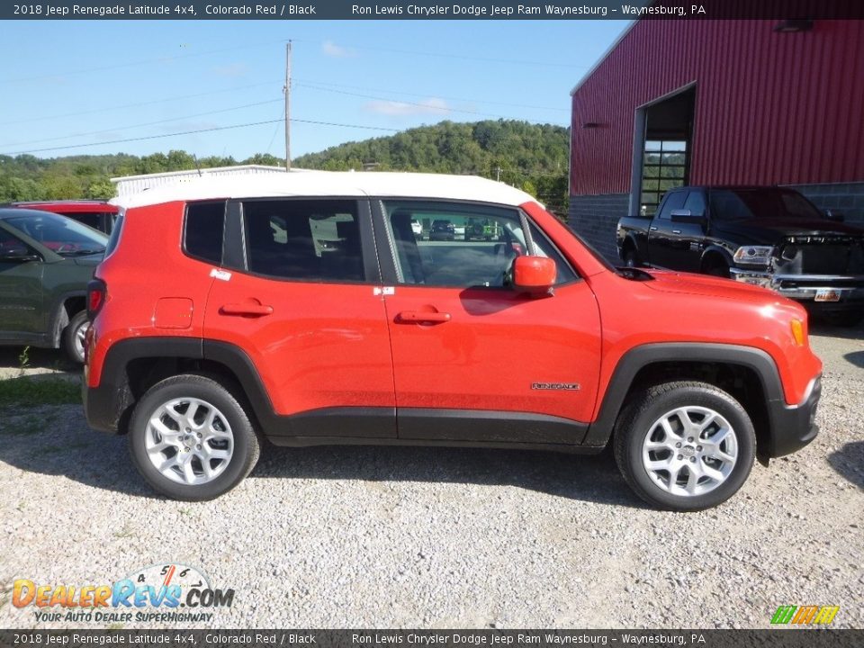 2018 Jeep Renegade Latitude 4x4 Colorado Red / Black Photo #6