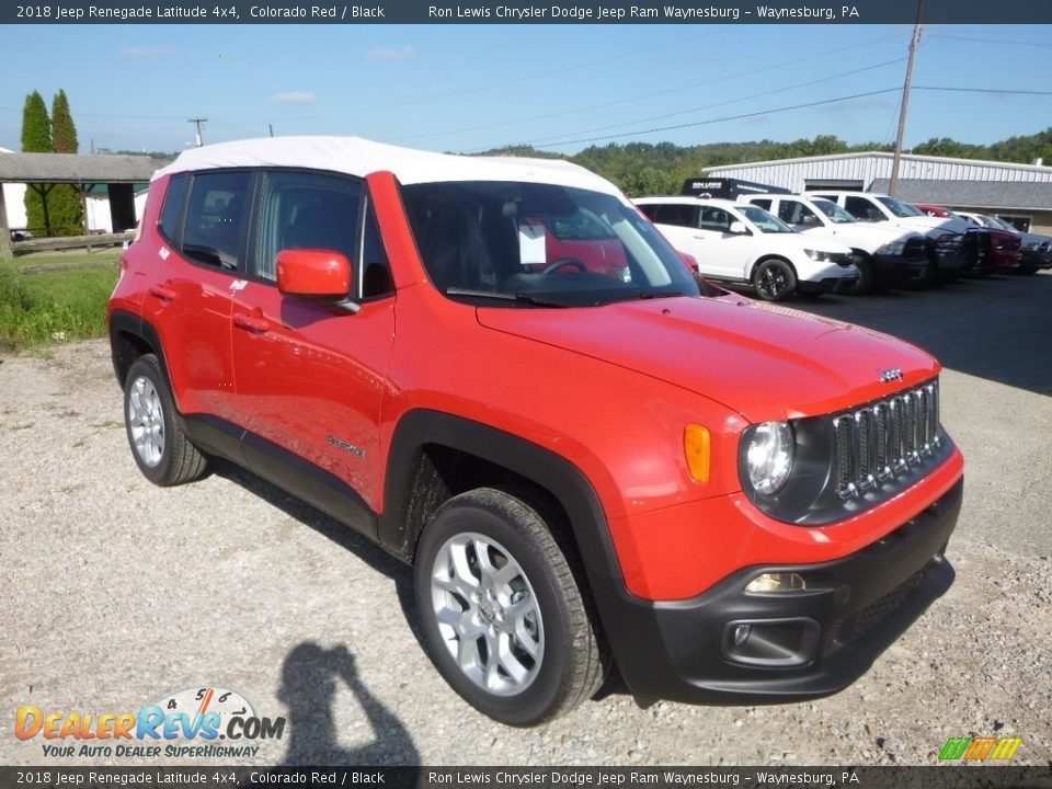 2018 Jeep Renegade Latitude 4x4 Colorado Red / Black Photo #7