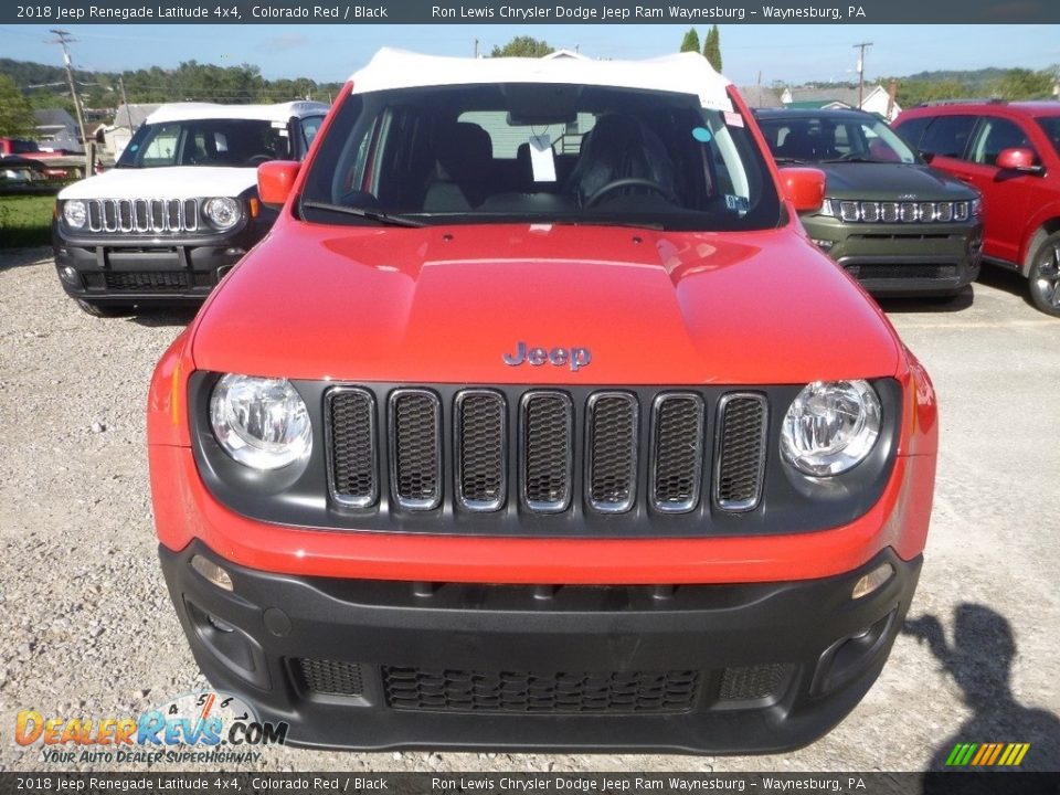2018 Jeep Renegade Latitude 4x4 Colorado Red / Black Photo #8