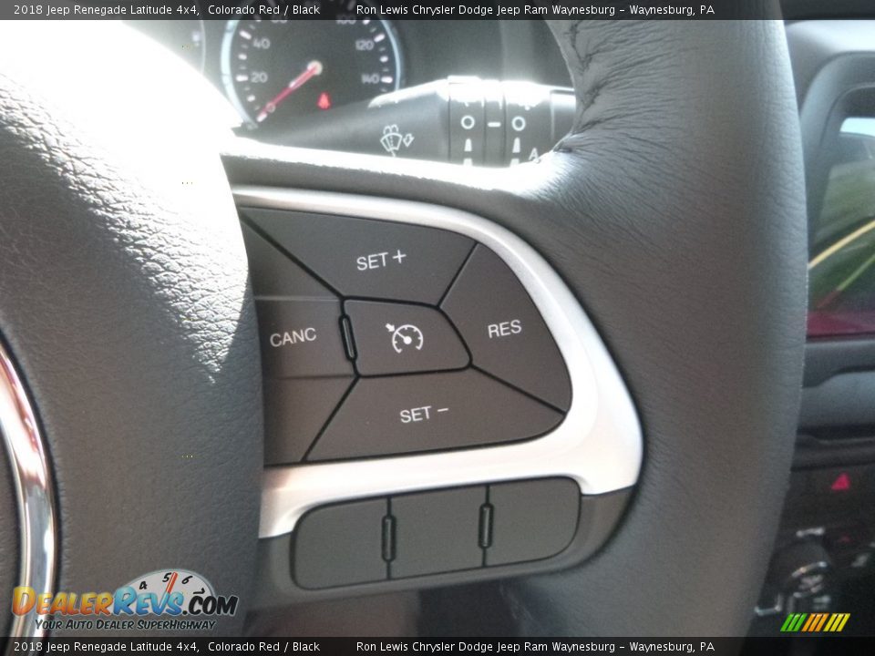2018 Jeep Renegade Latitude 4x4 Colorado Red / Black Photo #19