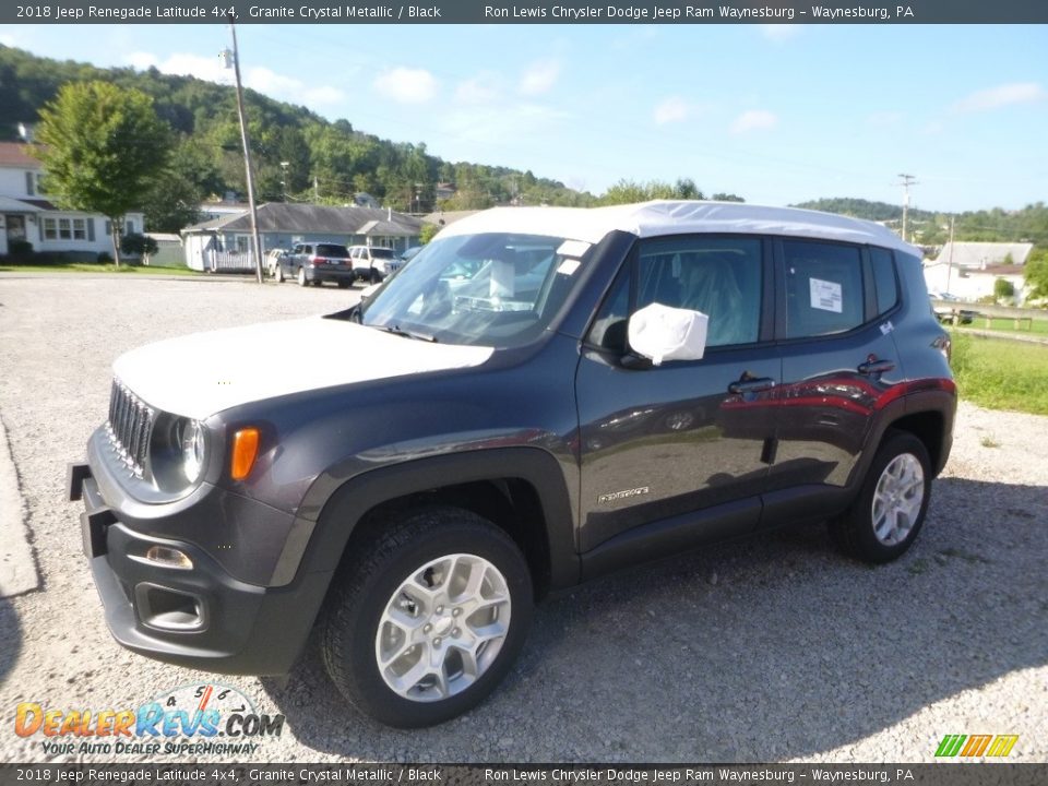 2018 Jeep Renegade Latitude 4x4 Granite Crystal Metallic / Black Photo #1