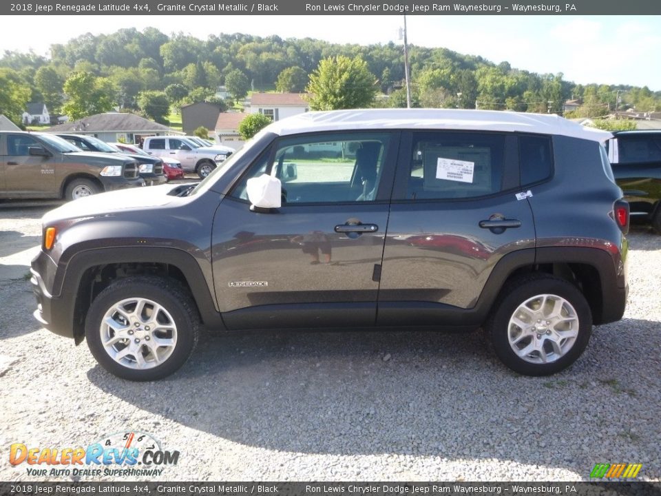 2018 Jeep Renegade Latitude 4x4 Granite Crystal Metallic / Black Photo #3