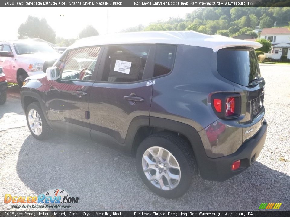 2018 Jeep Renegade Latitude 4x4 Granite Crystal Metallic / Black Photo #4