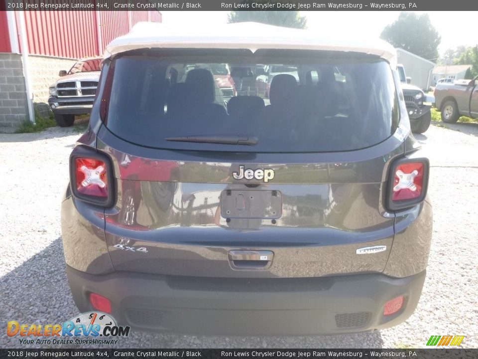 2018 Jeep Renegade Latitude 4x4 Granite Crystal Metallic / Black Photo #5