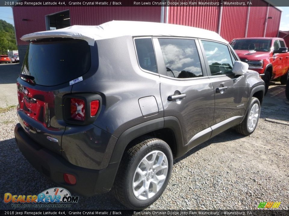 2018 Jeep Renegade Latitude 4x4 Granite Crystal Metallic / Black Photo #6