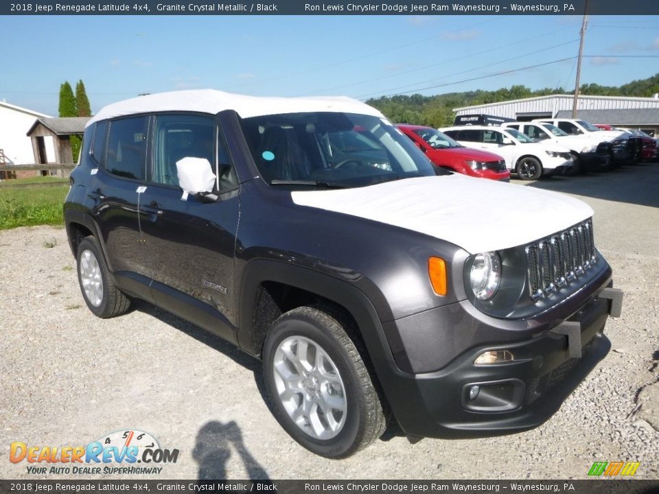 2018 Jeep Renegade Latitude 4x4 Granite Crystal Metallic / Black Photo #8