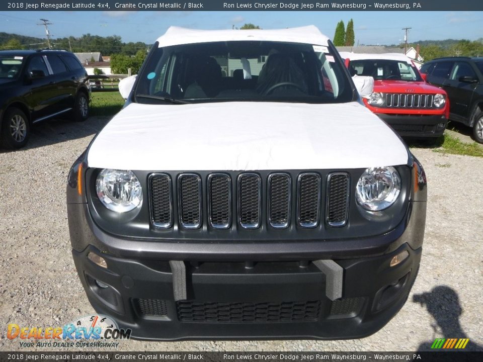 2018 Jeep Renegade Latitude 4x4 Granite Crystal Metallic / Black Photo #9