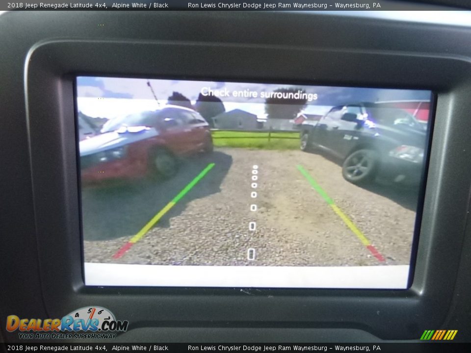 2018 Jeep Renegade Latitude 4x4 Alpine White / Black Photo #19