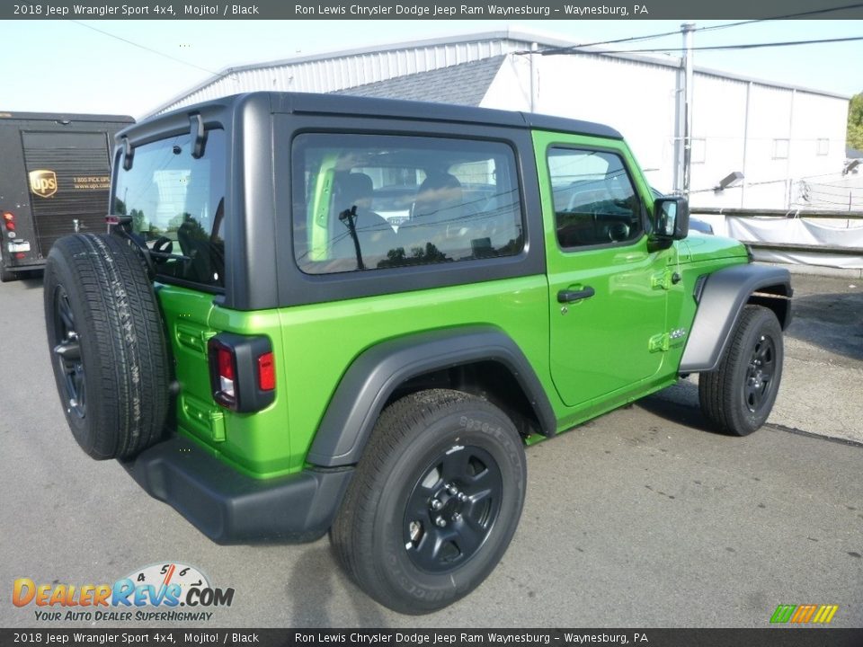 2018 Jeep Wrangler Sport 4x4 Mojito! / Black Photo #5