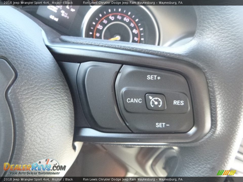 2018 Jeep Wrangler Sport 4x4 Mojito! / Black Photo #16