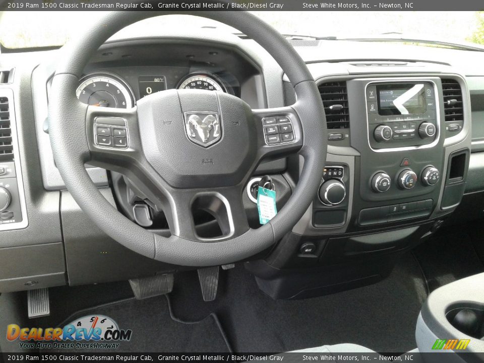 Dashboard of 2019 Ram 1500 Classic Tradesman Regular Cab Photo #24