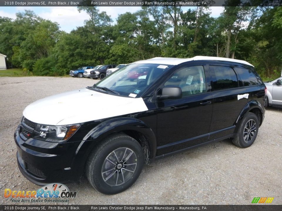 2018 Dodge Journey SE Pitch Black / Black Photo #1