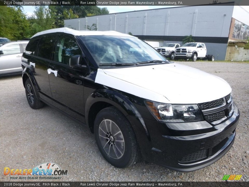 2018 Dodge Journey SE Pitch Black / Black Photo #7