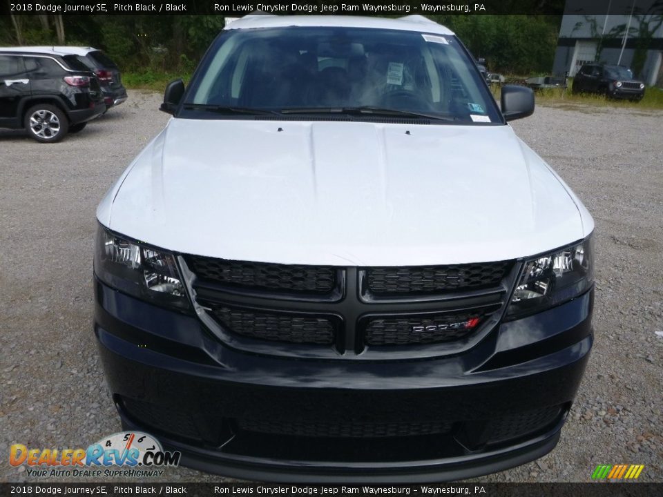 2018 Dodge Journey SE Pitch Black / Black Photo #8
