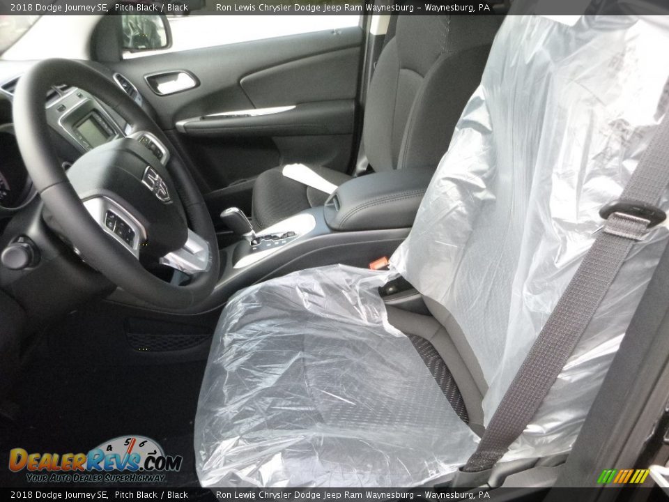 2018 Dodge Journey SE Pitch Black / Black Photo #16