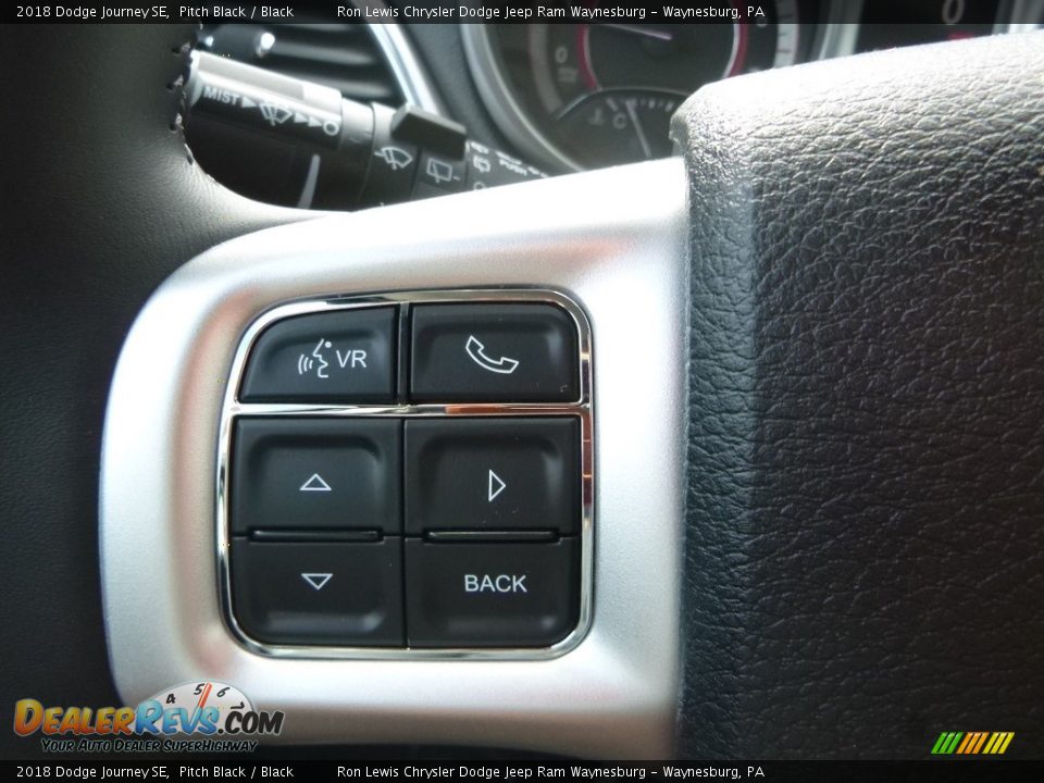 2018 Dodge Journey SE Pitch Black / Black Photo #20