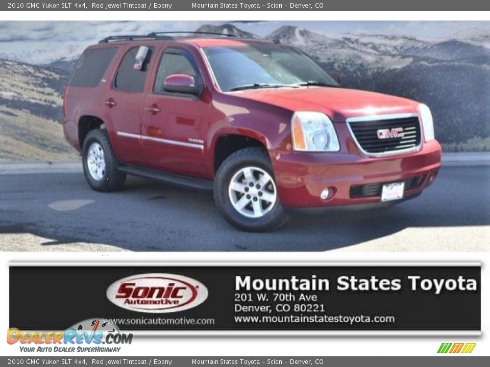 2010 GMC Yukon SLT 4x4 Red Jewel Tintcoat / Ebony Photo #1