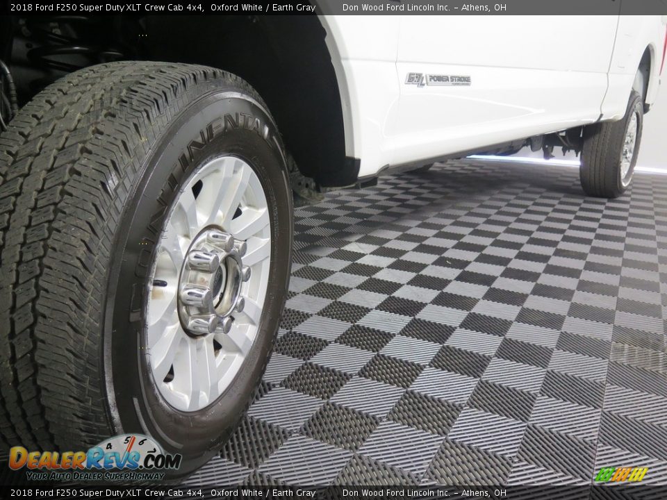 2018 Ford F250 Super Duty XLT Crew Cab 4x4 Oxford White / Earth Gray Photo #6