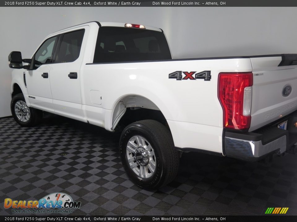 2018 Ford F250 Super Duty XLT Crew Cab 4x4 Oxford White / Earth Gray Photo #7