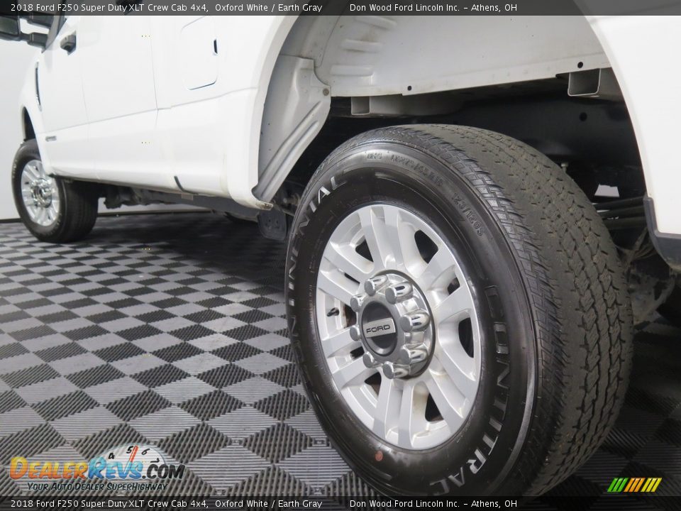 2018 Ford F250 Super Duty XLT Crew Cab 4x4 Oxford White / Earth Gray Photo #8
