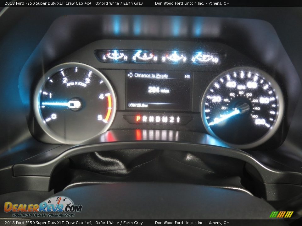 2018 Ford F250 Super Duty XLT Crew Cab 4x4 Oxford White / Earth Gray Photo #23