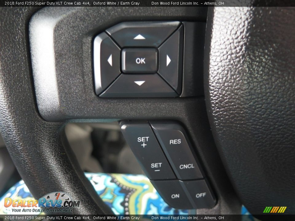 2018 Ford F250 Super Duty XLT Crew Cab 4x4 Oxford White / Earth Gray Photo #28