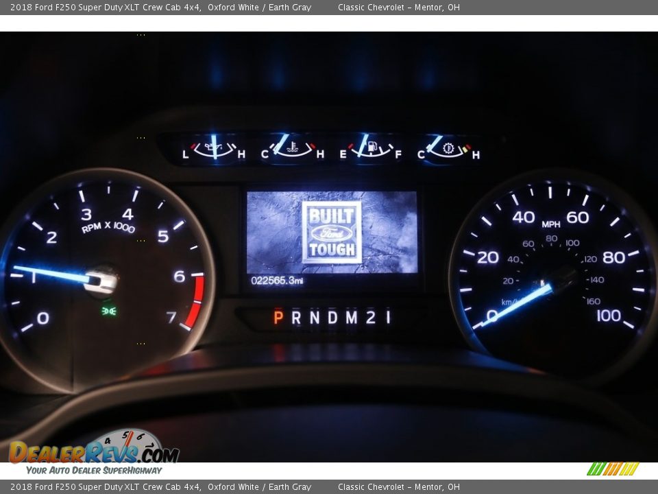 2018 Ford F250 Super Duty XLT Crew Cab 4x4 Oxford White / Earth Gray Photo #10
