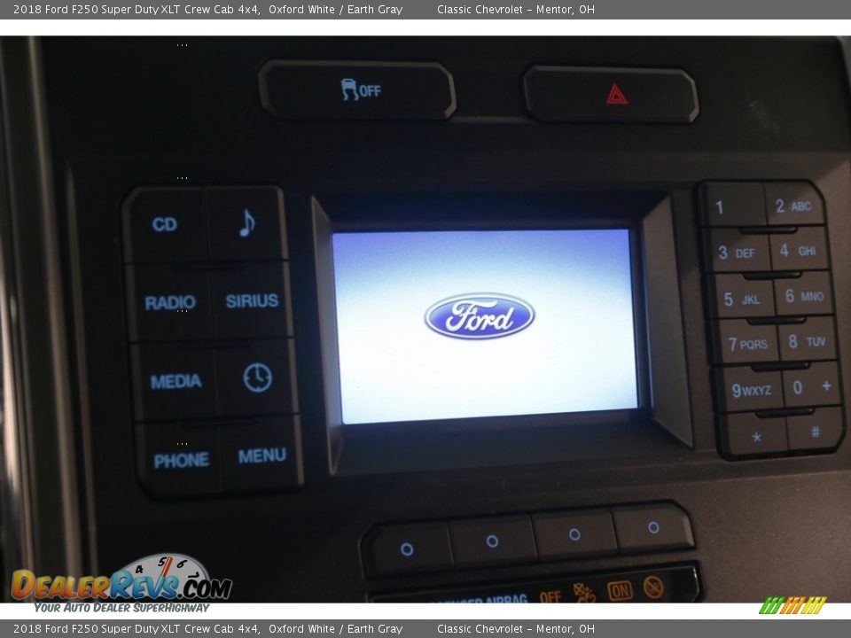 2018 Ford F250 Super Duty XLT Crew Cab 4x4 Oxford White / Earth Gray Photo #13