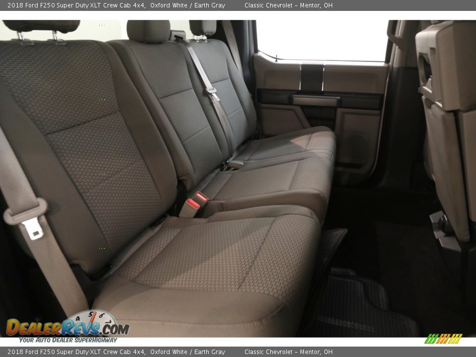 2018 Ford F250 Super Duty XLT Crew Cab 4x4 Oxford White / Earth Gray Photo #23