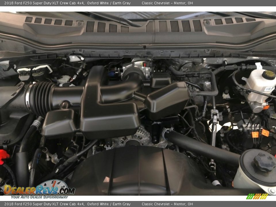 2018 Ford F250 Super Duty XLT Crew Cab 4x4 Oxford White / Earth Gray Photo #26