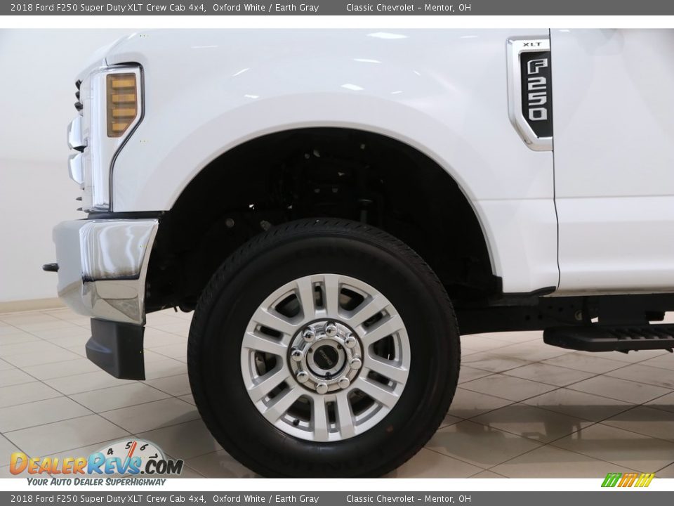 2018 Ford F250 Super Duty XLT Crew Cab 4x4 Oxford White / Earth Gray Photo #27