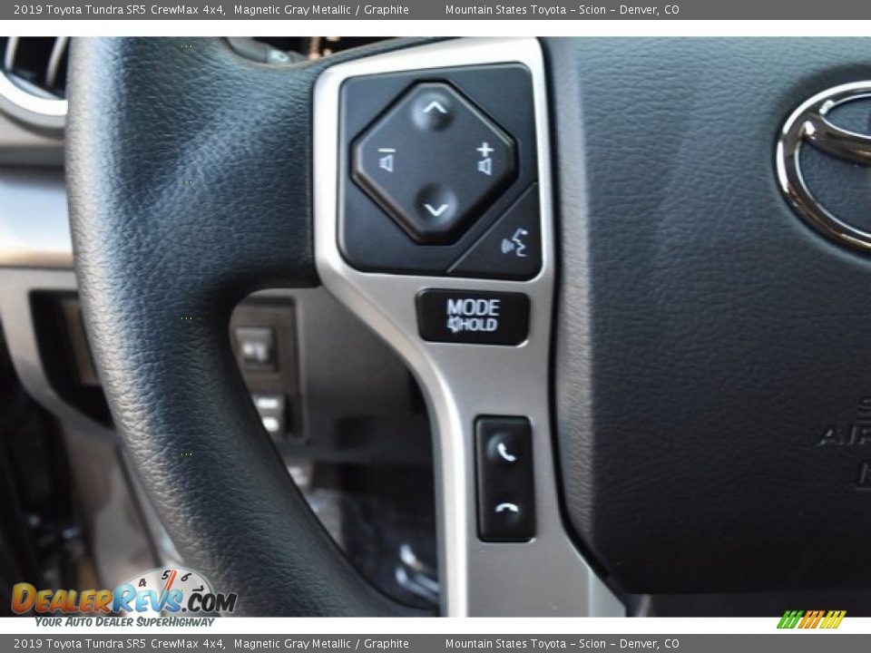 2019 Toyota Tundra SR5 CrewMax 4x4 Magnetic Gray Metallic / Graphite Photo #26
