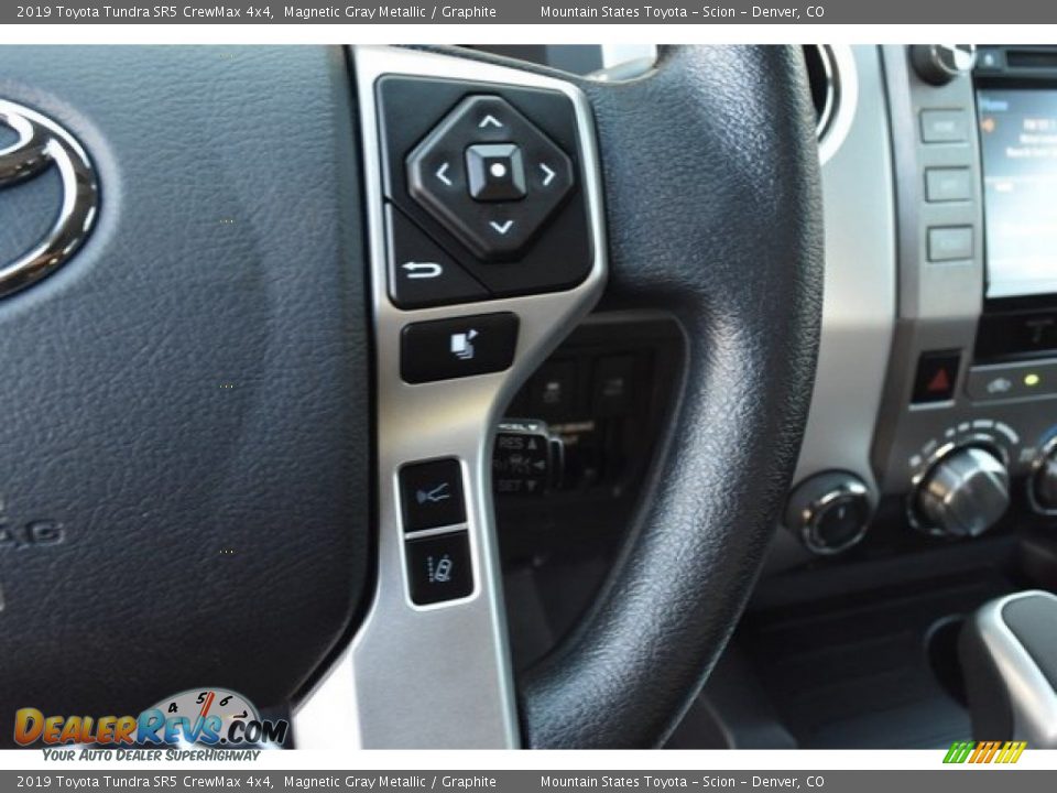 2019 Toyota Tundra SR5 CrewMax 4x4 Magnetic Gray Metallic / Graphite Photo #27
