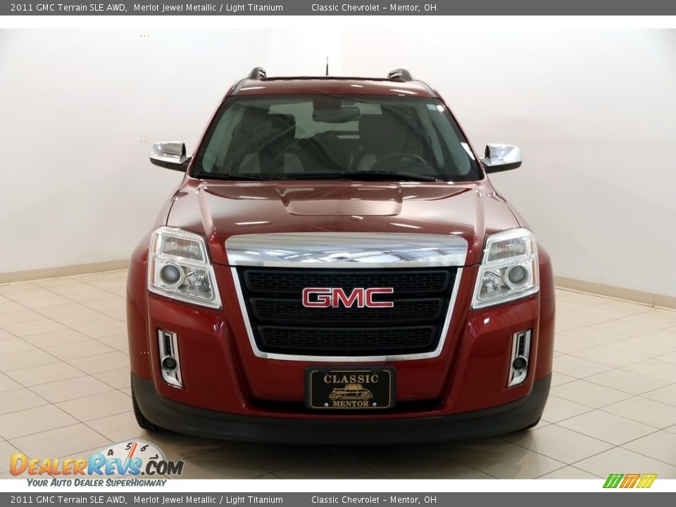 2011 GMC Terrain SLE AWD Merlot Jewel Metallic / Light Titanium Photo #2