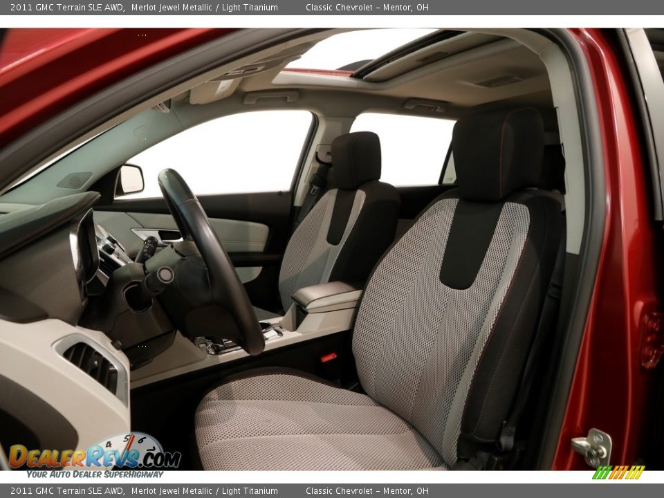 2011 GMC Terrain SLE AWD Merlot Jewel Metallic / Light Titanium Photo #5